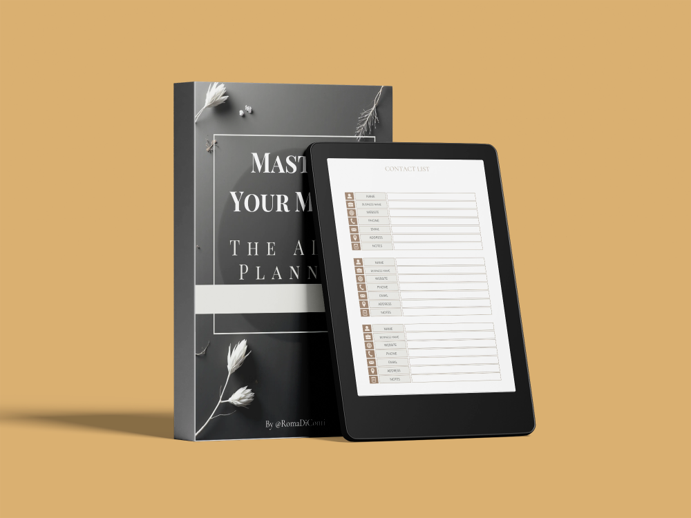 Master Your Mind : The ADHD Planner