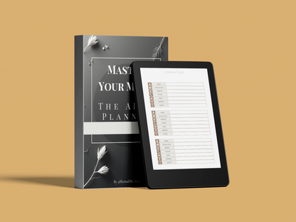 Master Your Mind : The ADHD Planner